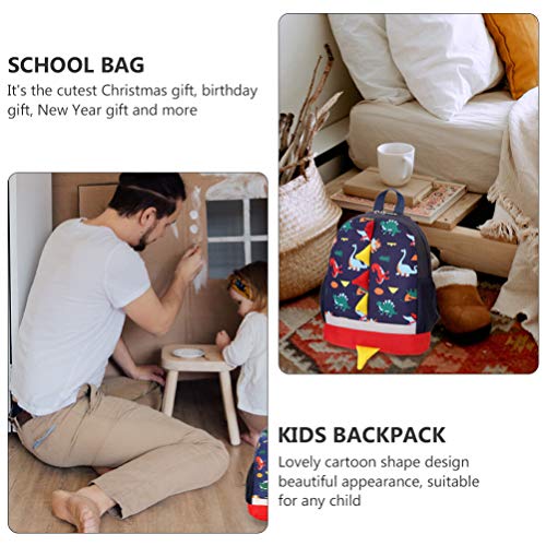 ABOOFAN Mochila de Desenho Animado de Dinossauro para Meninos E Meninas Mochila Escolar Mochila de J