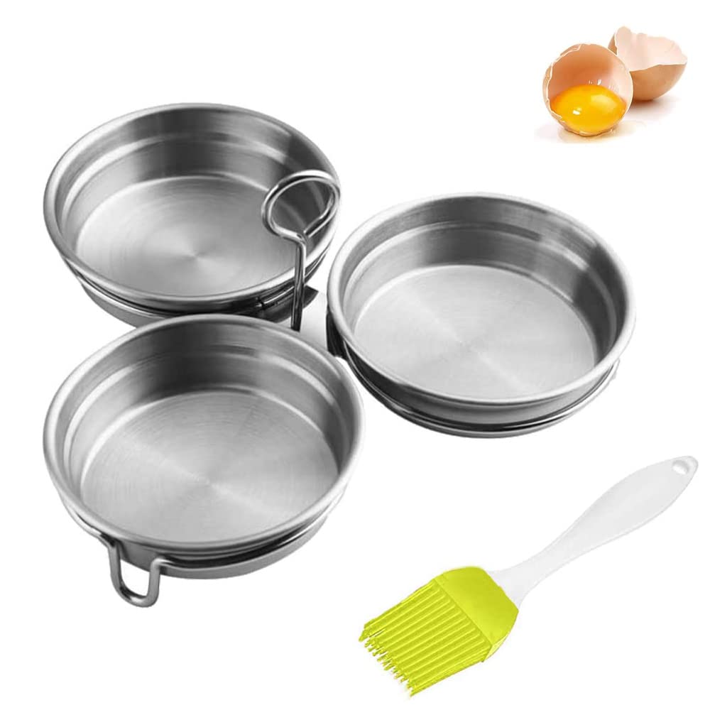 Pocheuse à œufs En Acier Inoxydable, Fabricant D'œufs Pochés Parfaits, Anneaux De Cuiseur à œufs