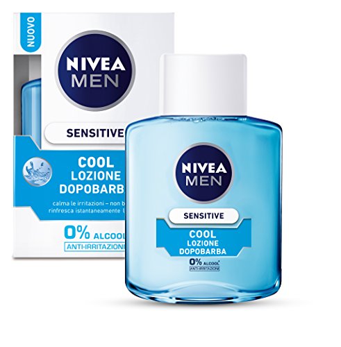 Nivea Men Sensitive Cool Lozione Dopobarba, 3 Confezioni da 100 ml