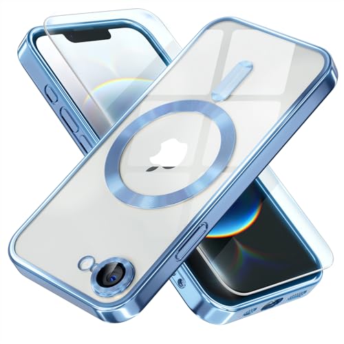 Image of Misea Magnetic for iPhone 17e / 16e Case Compatible with MagSafe Light Blue