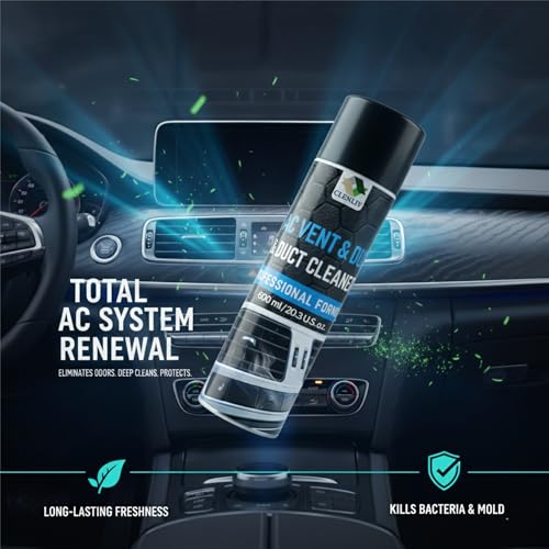 Image of Car AC Vent & Duct Cleaner | The Ultimate AC Deep-Clean System | High-Expansion Active Foam AC Restorer Vehicle Interior Cleaner (600 ml)