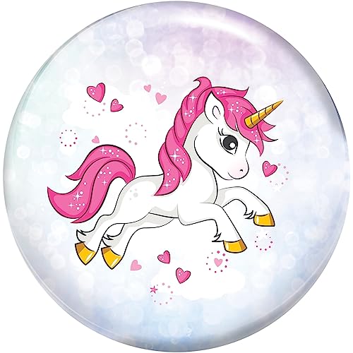 Brunswick Unicorn Viz-A-Ball PRE-DRILLED Bowling Ball 8lb