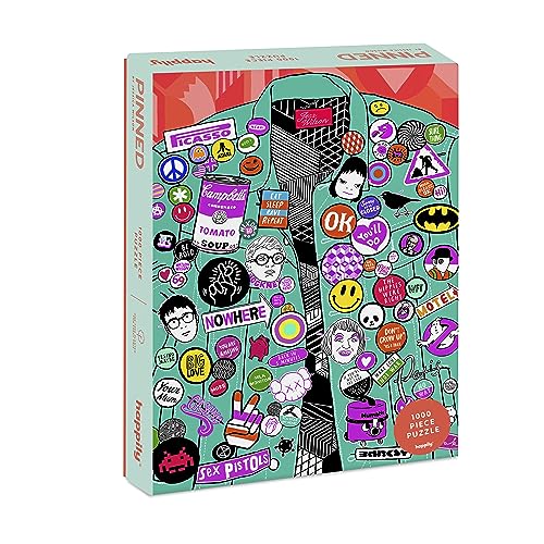 Pinned 1000 Piece Jigsaw Puzzle for Adults, 68cm x 48.5cm