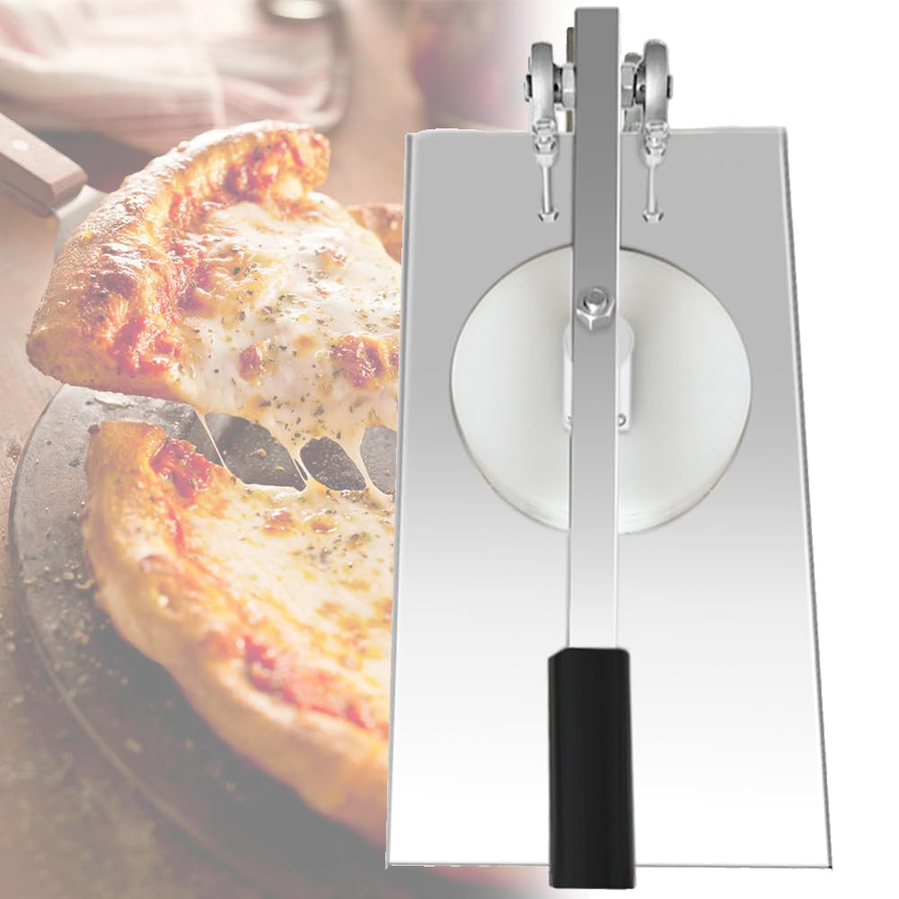 Komercyjna prasa do ciasta na pizzę, ręczna prasa do ciasta z regulowanym przedłużaczem, narzędzie kuchenne ze stali nierdzewnej do pizzy tortilla 20cm