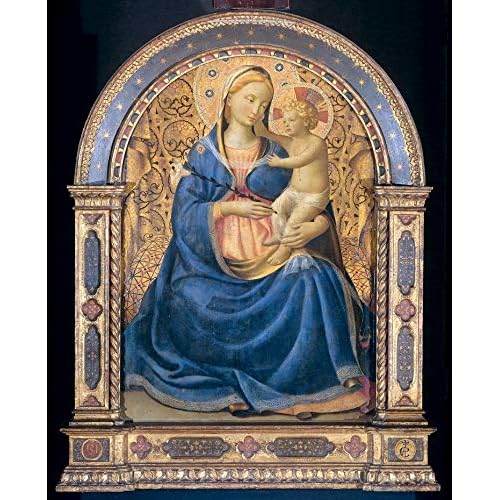 Fra Angelico Madonna and Child 1445 Rijksmuseum Amsterdam 24" x 19" Fine Art Giclee Canvas Print (Unframed) Reproduction