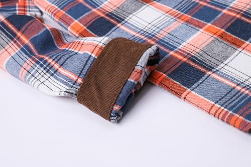 Image of Betusline Boy and Men Button Down Plaid Shirt | Soft,Breathable and Comfortable Fabric
