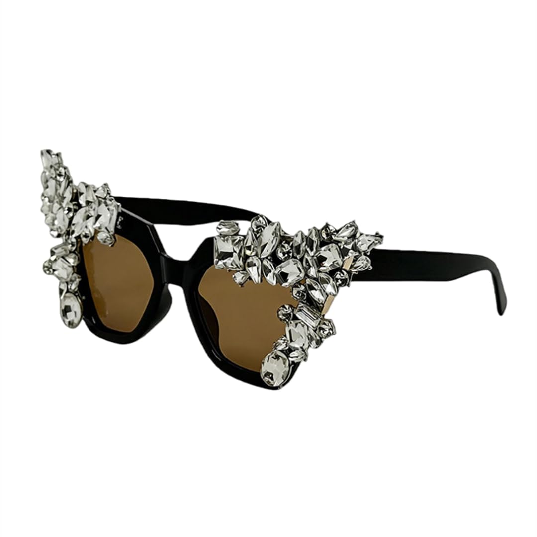 Damskie luksusowe okulary przeciwsłoneczne w stylu retro typu cat eye