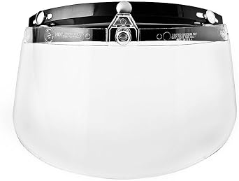Raider 26-611-09 3 Snap Flip Shield for Raider Open Face Helmet Clear