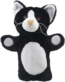 The Puppet Company Cat (Black and White) - Eco Animal Puppet Buddies