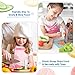 Zubebe 9 Pcs Finger Guard for Cutting Vegetables Stainless Steel Knife Cutting Protector Finger Cots Thumb Guard Shield Hand Protector for Christmas Vegetables Food Slicer Kitchen Tool(White)