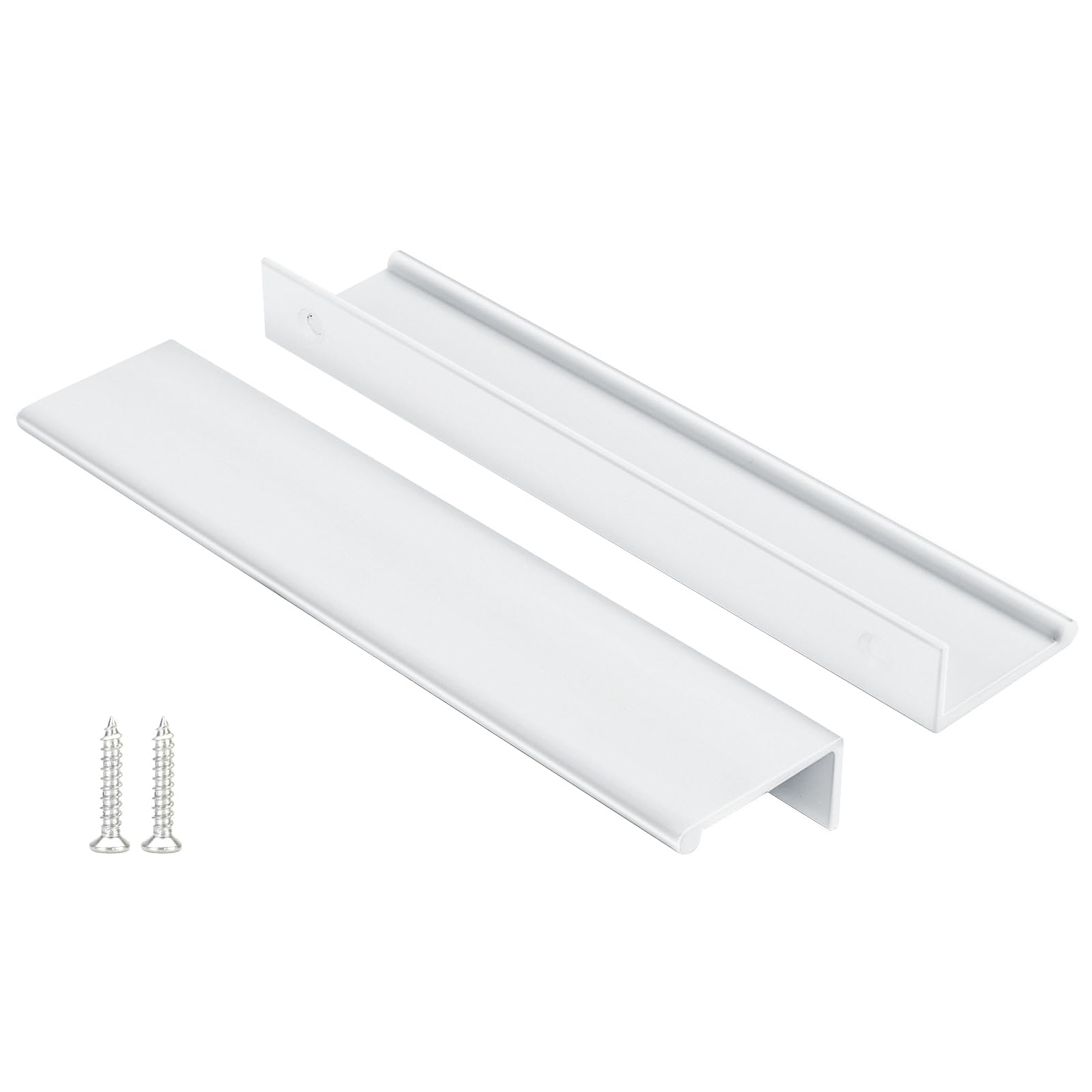 Peaha 10 Pack Kitchen Cabinet Handles 6-5/16" White Drawer Pulls Edge Pulls