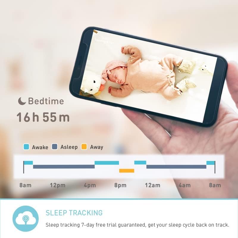 Miniatura 4 de Lollipop Baby Monitor Upgraded Smart Wi-Fi Camera of True Crying Detection, Two-Way Audio, Infrared Night Vision  Ideal Gift for Baby Shower