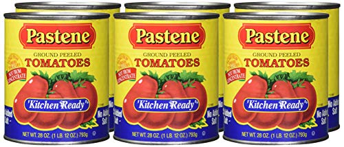 Pastene Kitchen Ready No Salt Ground Peeled Tomatoes, 28 Ounce (Pack Of 6) #TOP7