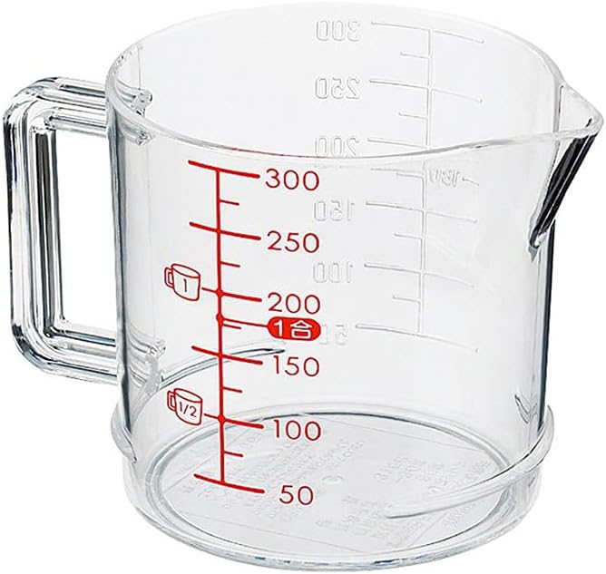 Montessori Baking Measuring Cup Teaching aids Multifunctional PP Measuring Cup 300 ml Early Education Transparent Cup Baking Utensils