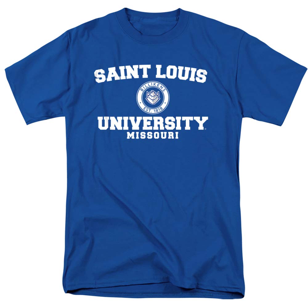 Saint Louis University Official Circle Logo Unisex Adult T-Shirt, Circle Logo, Large