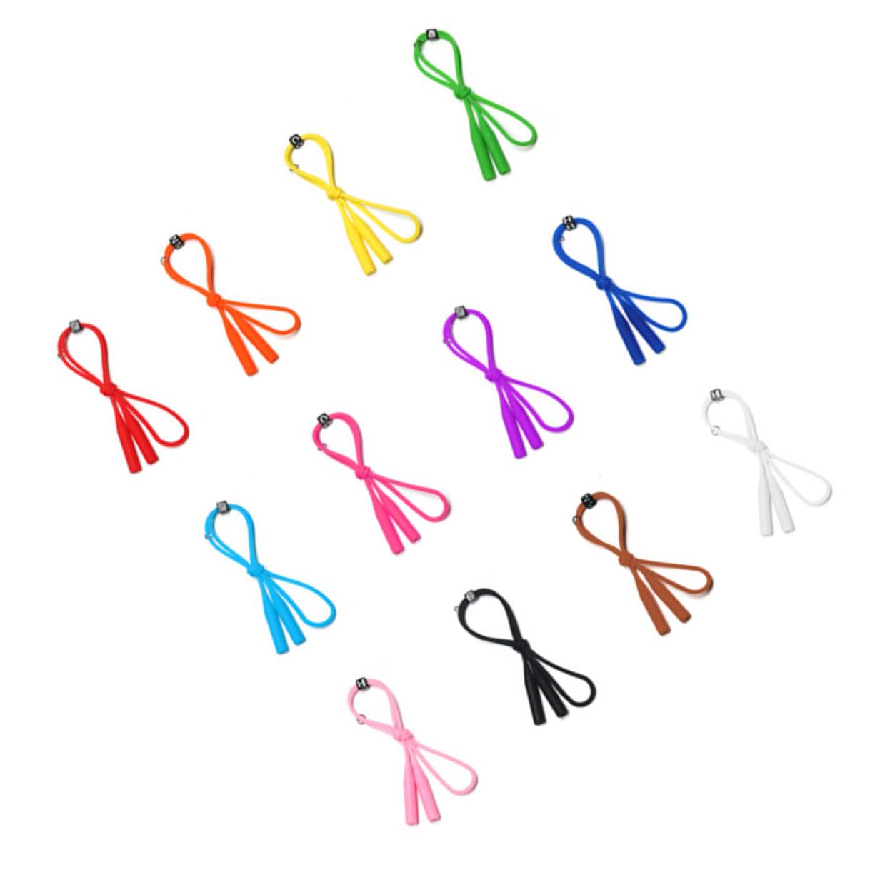 HEMOTON 3 Set Di Cinghie Di Fissaggio Per Occhiali in Silicone Cordino Di Sicurezza Per Occhiali Cinghie Per Cordino Per Supporto Per Cordino Per 12 Pezzi*3