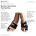 Copper Compression Bunion Corrector Toe Splints. Bunion Relief Brace and Toe Straightener. Orthopedic Brace for Men Women. 1 Pair. Bunions Support, Hallux Valgus Treatment, Feet (One Size)