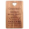 Grandma gift wooden cheese charcuterie boards thoughtful christmas decor kitchen gifts for grandmother unique granny mothers day birthday gift acacia wood cutting board nana xmas presents  urban country home decor