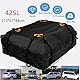 zalati Autodachtasche 15 Kubikfuß Top Cargo Carrier 420D Oxford-Gewebe mit 8 Riemen Wasserabweisende Reißverschluss-Gepäcktasche + Anti-Rutsch-Pad