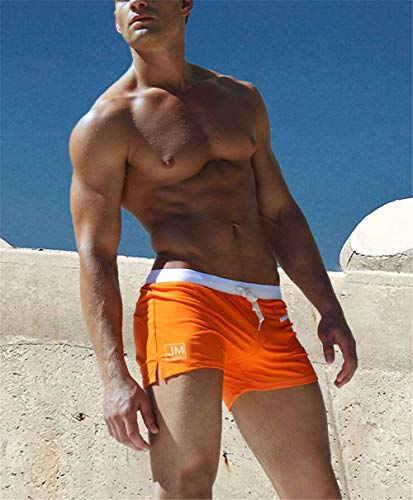 JOCKMAIL Mens Swim Trunks Swimwear Bathing Suit Swimsuit Board Beach Sport Short with Zipper Pockets3