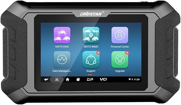 Motorcycle Diagnostic Tool Fits for Harley System Diagnosis Motorcycle Diagnostic Scanner Motorcycle Scanner Code Reader with ECU Setting, Error Codes Reading and Clearing, 5 Touch Screen