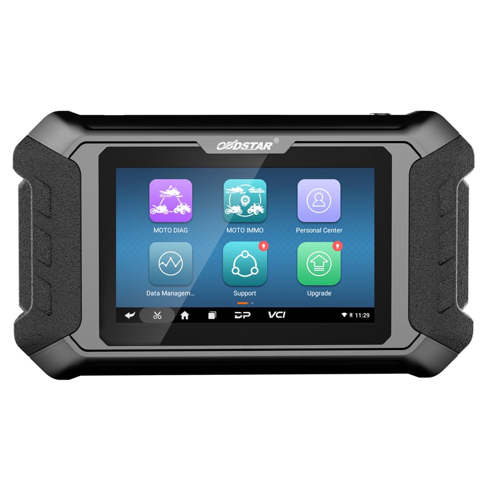 OBDSTAR Motorcycle Diagnostic Tool Fits for Harley System Diagnosis Motorcycle Diagnostic Scanner Motorcycle Scanner Code Reader with ECU Setting, Error Codes Reading and Clearing, 5'' Touch Screen