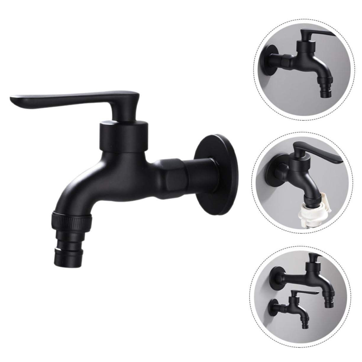 Uonlytech 4pièces Rétro Pour Machine à Laver Mural à Eau Froide Pouce Conception Et Économique Pour Cuisine Et Salle De Bain Usage