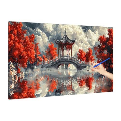 G iAg hG Lbg DIY l SҌ fW^G h Paint by Numbers for Adults ANyCg ʉ Paint by Numbers z[ ItBX Mtg 90x40cmit