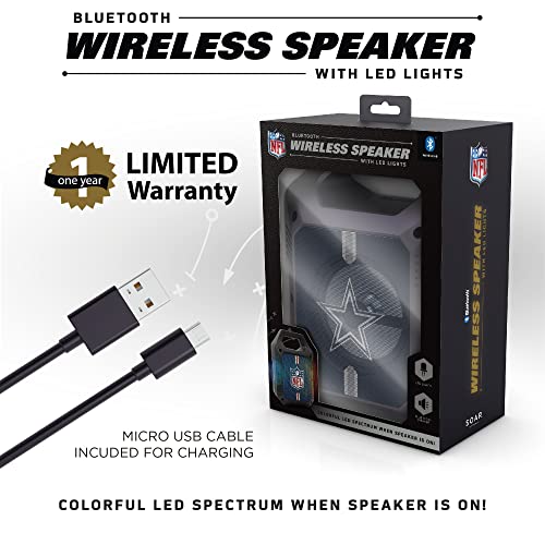 SOAR NFL ShockBox XL LED Wireless Bluetooth Speaker, Kansas City Chiefs - image 7