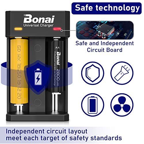 BONAI Caricabatterie Universale per Pile