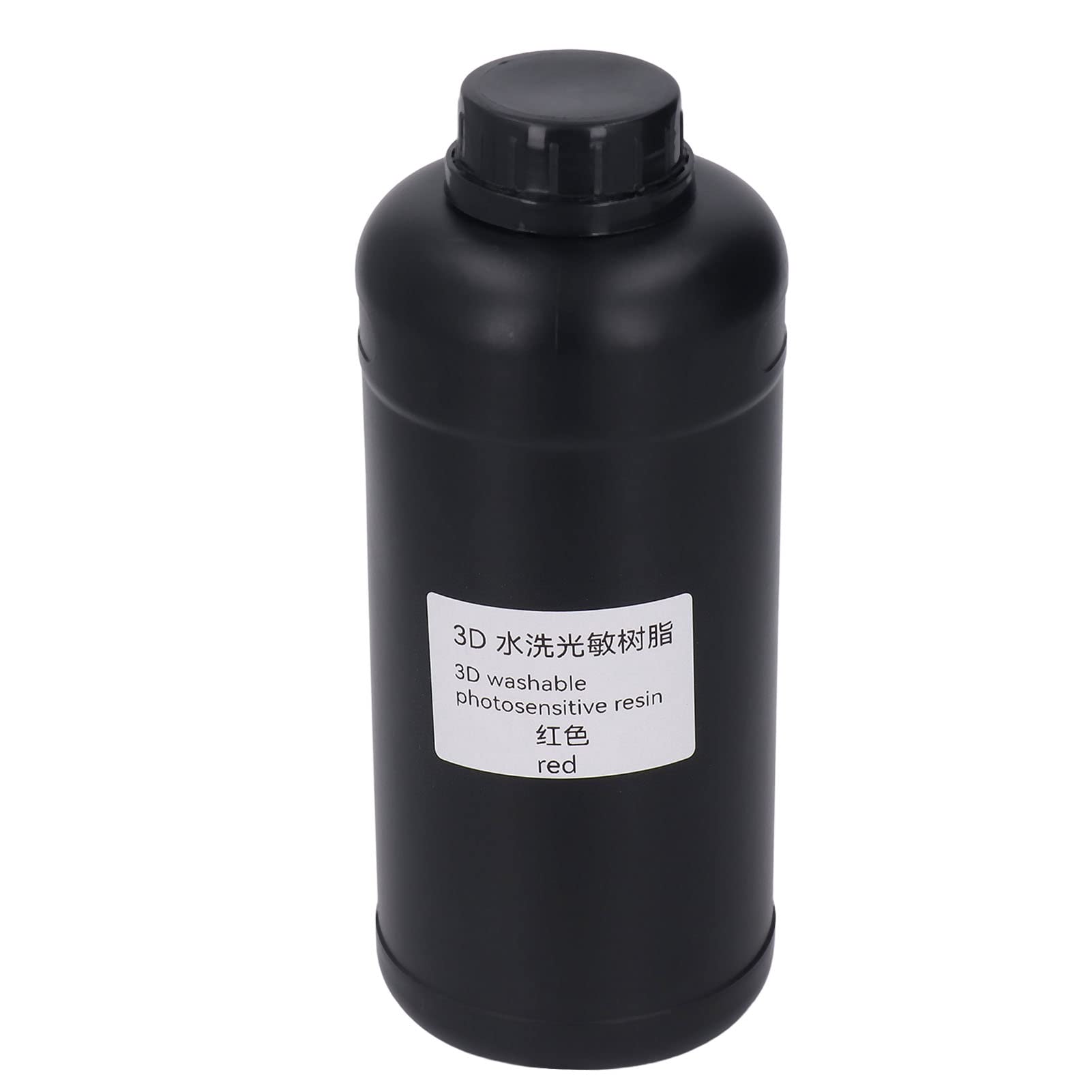 lyrlody Resina per Stampante 3D, Resina per Stampa 3D Lavabile con Acqua 1000ml, Fotopolimerica Fotopolimerizzabile per DLP LCD, tenacità Ad Alta Resistenza Polimerizzazione Rapida per Modelli (rosso)