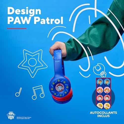 Casque audio pour enfant Paw Patrol afin de protéger l'audition sur les écrans - 4