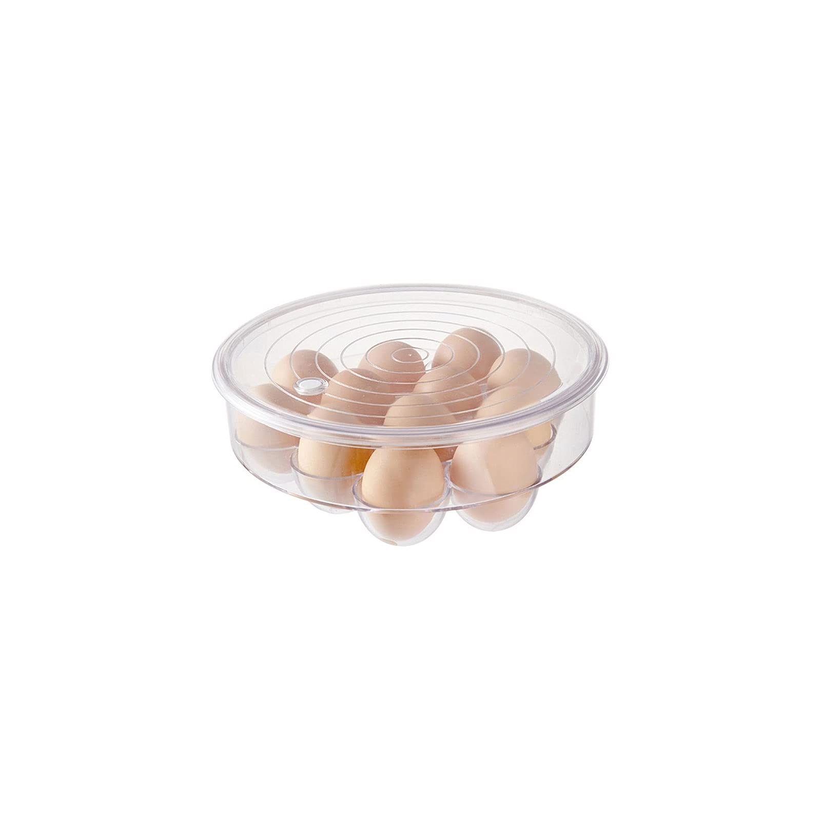Boîte de Rangement, boîte à œufs Portable Antichoc en Plastique Antichoc Porte-œufs ménage réfrigérateur boîte de Rangement boîte de Stockage d'œufs (B)