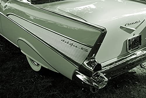 1957 57 CHEVY BELAIR PHOTO 8 1/2 X 11 PHOTOGRAPH FINS AUTOMOTIVE GIFT CAR HOT ROD CLASSIC ANTIQUE WALL ART HOME OFFICE GARAGE SHOP BAR RESTAURANT MAN CAVE
