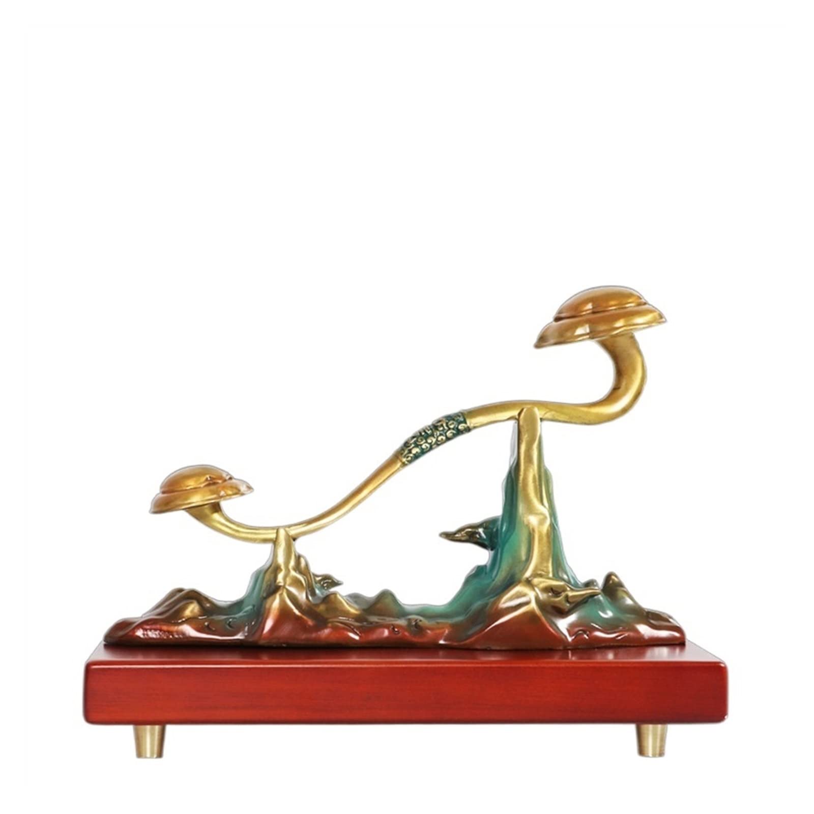 GLETSF Brass Decor Brass Chinese Zodiac Gold Sheep Auspicious Ornaments Home Entrance Living Room Copper Sheep Ornaments Decoration Statues For Home Decor,