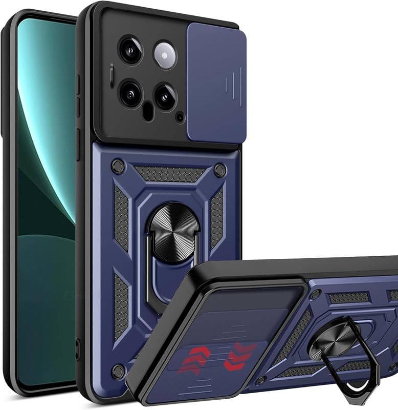 SkyTree Xiaomi 14, Robotic Sliding Camera Window Shock Proof Thunder Case, Dual Layer Hybrid Armor Back Cover Case with Kickstand for Xiaomi 14 - Blue (B0D31RF1P8) Amazon Price History, Amazon Price Tracker