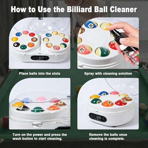 Machine de polissage de billes de billard pour redonner de l'éclat au salon