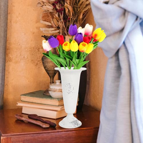 Maceta de hierro minkissy ideal como centro de mesa decorativo 5