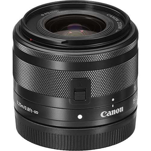 Image of Canon EF-M 15-45mm f /3.5-6.3 Image Stabilization STM Zoom Lens (Black)