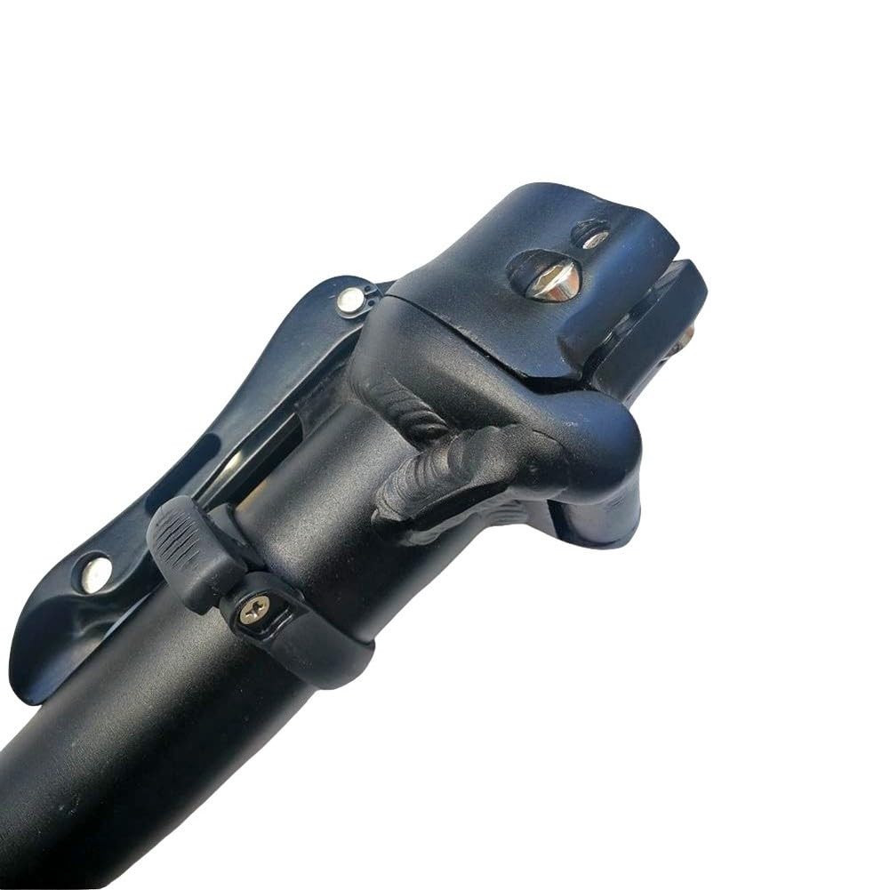 ReachMall Attacco manubrio pieghevole regolabile, a sgancio rapido, estensione 35-50,5 cm per forcella da 28,6 mm e manubrio da 25,4 mm, lega di alluminio