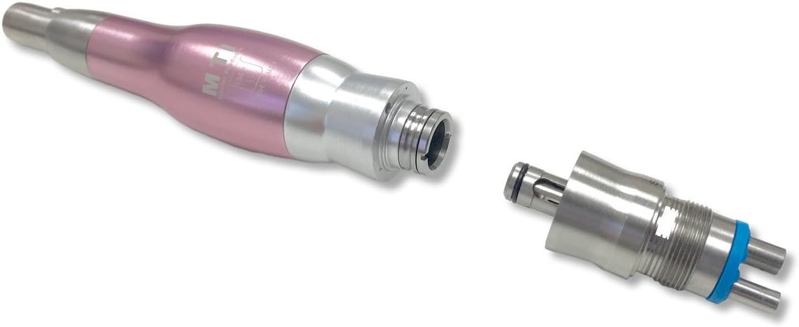 GRP-50154-08 Master Prophy Airlite Motor and Coupler Kit, 4 Hole, Quick Disconnect Handpiece, 3500K, Pink