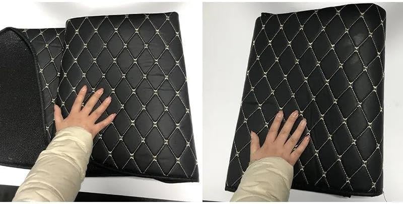 Tapis Coffre Voiture Pour Peugeot 5008 7 Places 2017-2025 Tapis De Coffre 3D Personnalisé Accessoires De Voiture Décoration Intérieure Tapis Coffre Sur Mesure(Black-Black - 7