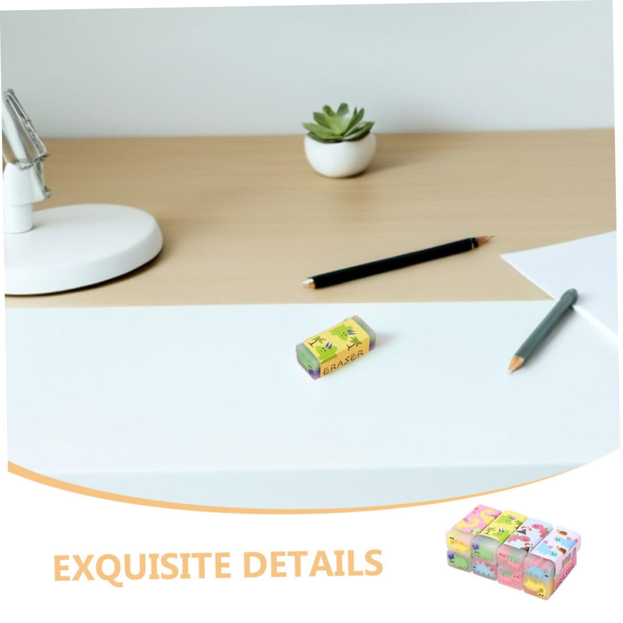 32 pezzi Gomme da Cancellare Dinosauro Colorate e Divertenti per Studenti Materiale Affidabile Impugnatura Ergonomica Accessori Scuola Kawaii per Regali e Feste