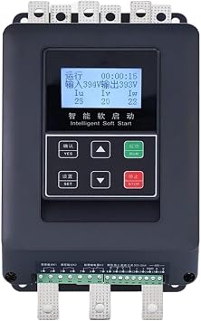 HEXEH Motor Soft Starter AC Motor Controller Soft Starter 18.5KW-200KW External Motor Smooth Start Programmable Brake Stop Soft Starter AC Motor Controller of Power Automation (Color : 132KW)