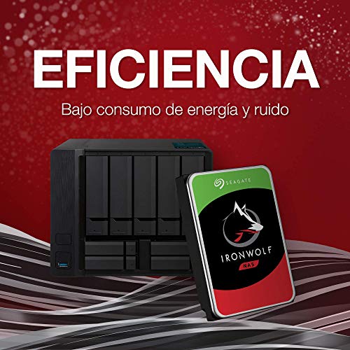 Seagate IronWolf, 3 TB, NAS, Disco duro interno, HDD, CMR 3,5" SATA 6 GB/s, 5900 RPM, caché de 64 MB para almacenamiento conectado a red RAID, y 3 años Rescue Services (ST3000VN007) - imagen 10