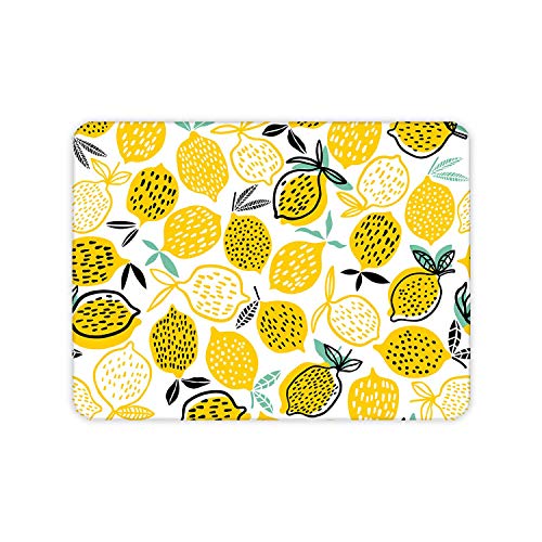 10011502223 Sarı Limonlar Cam Kesme Tahtası, 29 cm x 34 cm