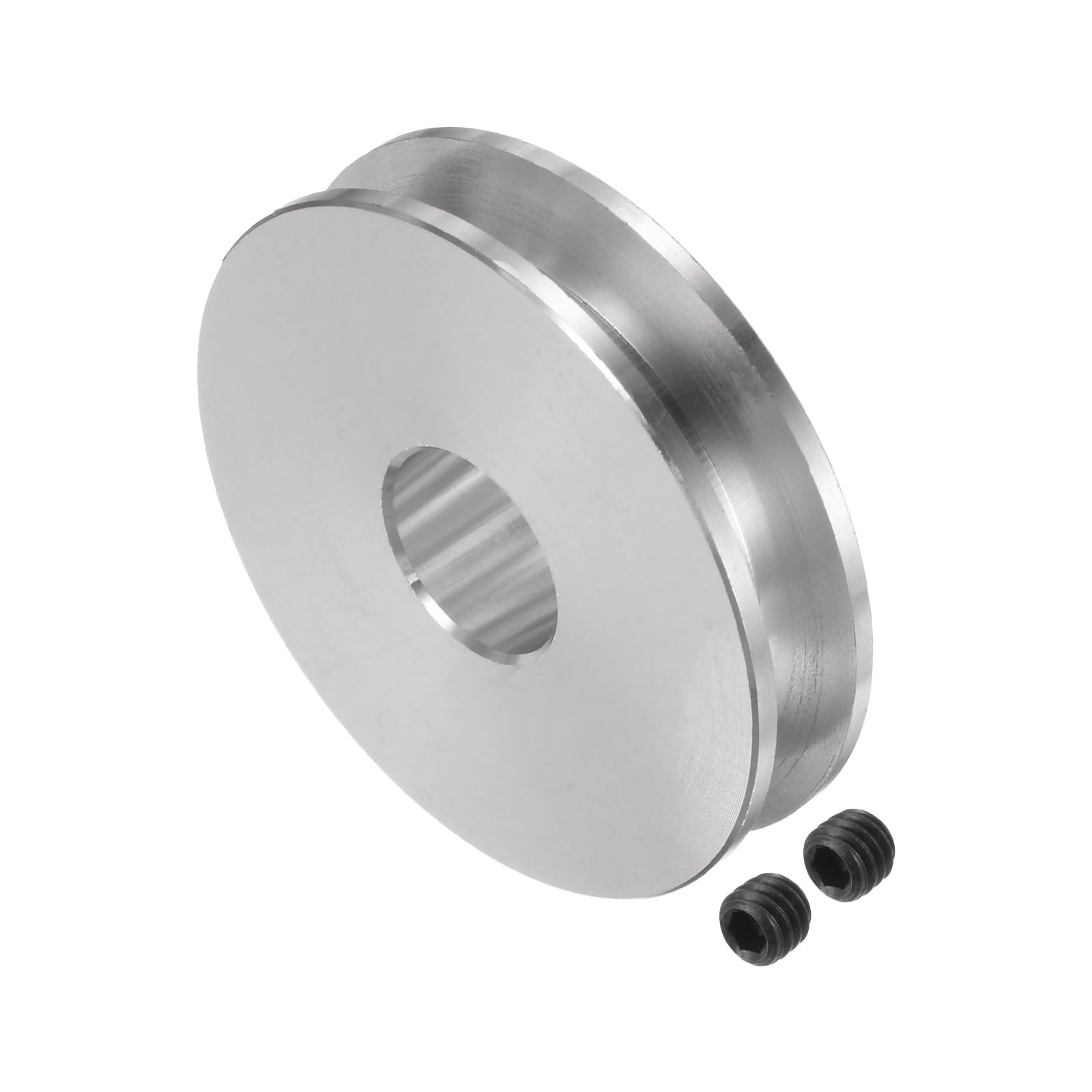 Poulie V-Type Aluminium 12mm Alésage - Pour Courroie PU 3-5mm - Machine DIY, Perceuse