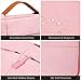imComor 11.6-12.9 Inch Waterproof Laptop Briefcase for Women Ladies Bag with Handle Carrying Bag, Pink