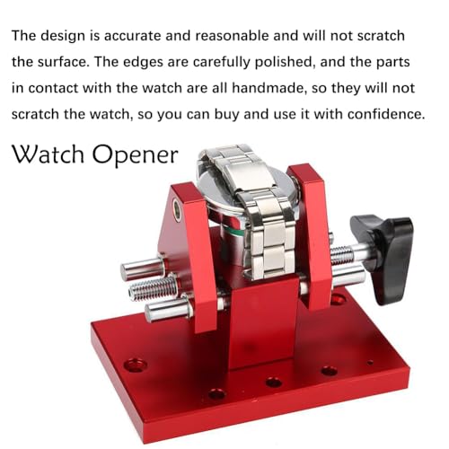 Herramienta para abrir la tapa trasera del reloj, herramienta para desmontar el bisel del reloj para la reparación del reloj, herramienta fácil de usar para desmontar la tapa trasera del reloj