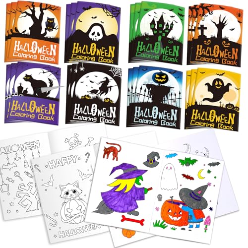 Max Fun 24 Pack Halloween Coloring Books for Kids Ages